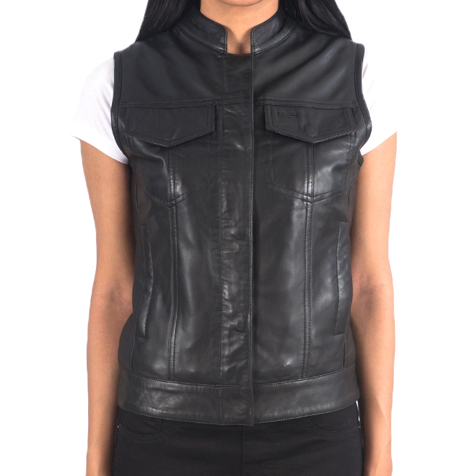 Motorbike Leather Vests