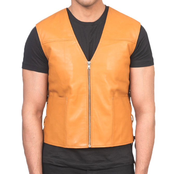 Motorbike Leather Vests