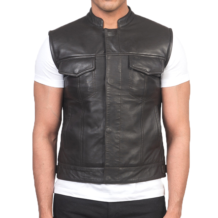 Motorbike Leather Vests