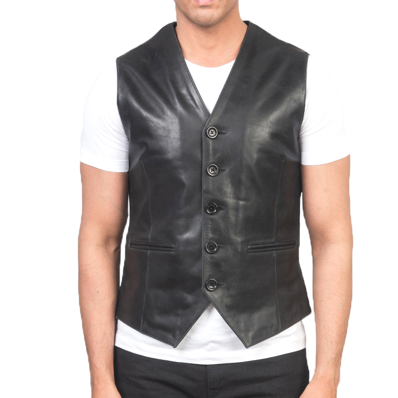 Motorbike Leather Vests